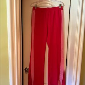 Red and Pink Track Pants